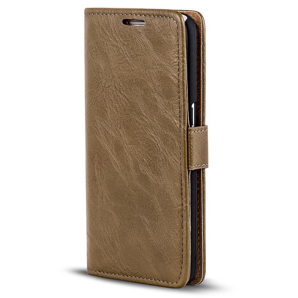 Retro Wallet für Samsung Galaxy S9 in Mocca