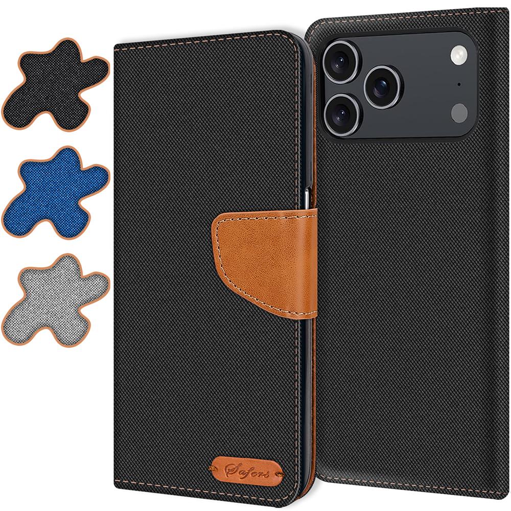 Textil Wallet für Apple iPhone 17 Pro Max