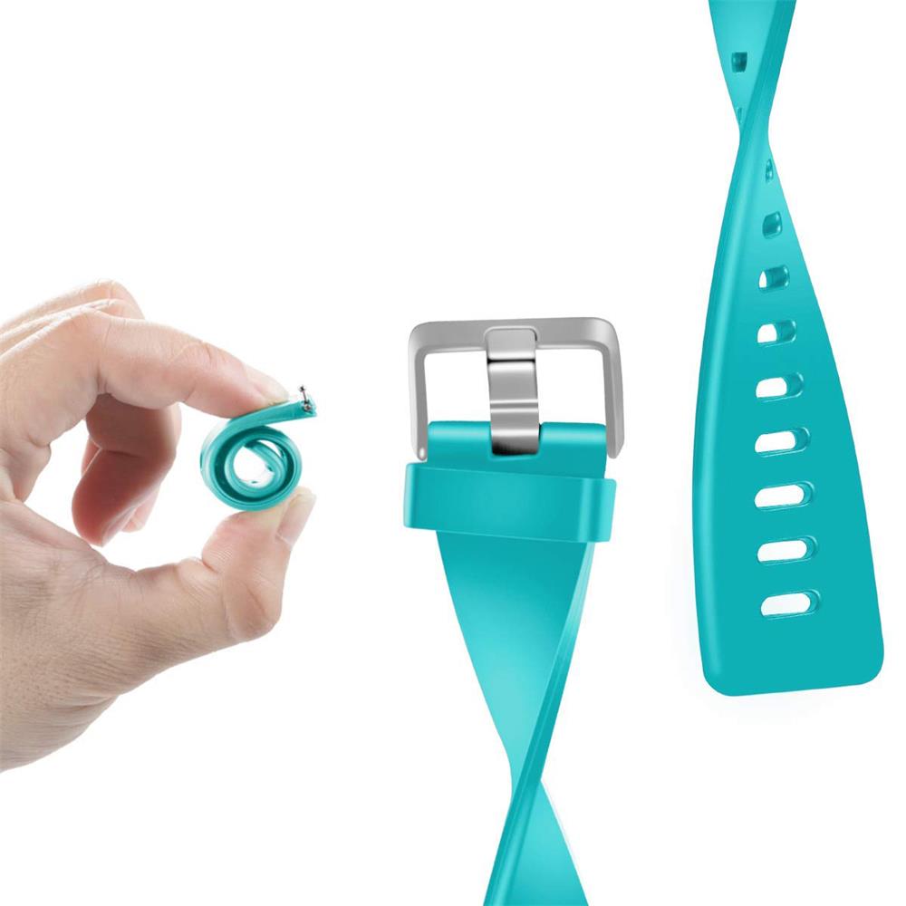 Fitnessarmband TPU für Fitbit Versa / Lite - Größe S in Hellblau