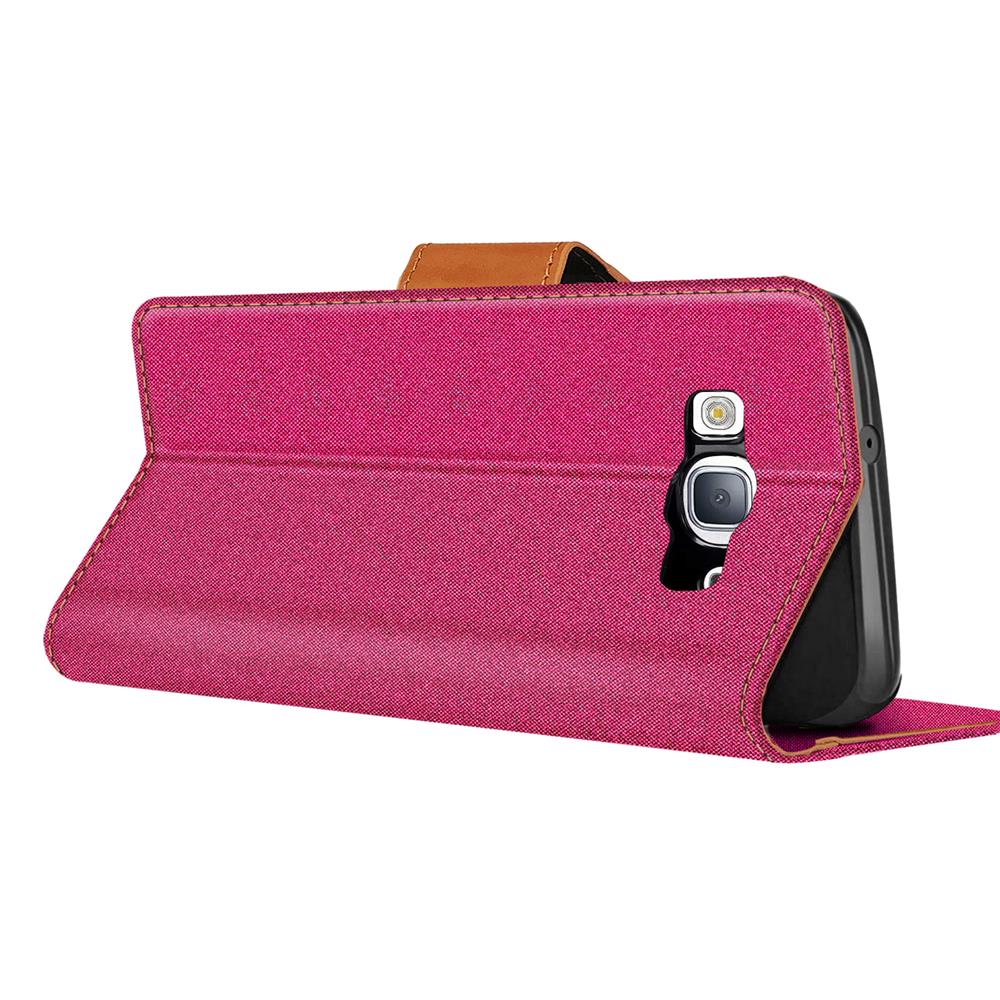 Textil Wallet für Samsung Galaxy S3 / S3 Neo in Pink