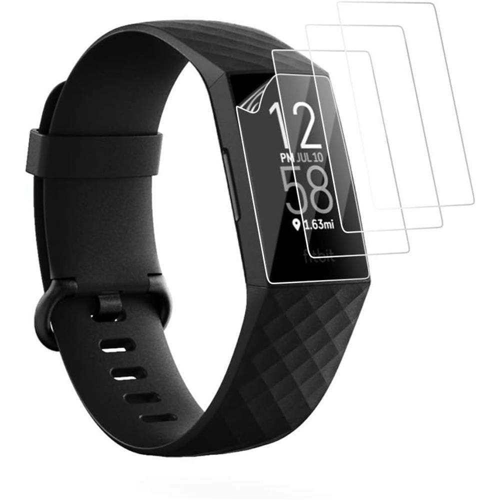 Clear Schutzfolie für Fitbit Charge 3 / 4 im 6er Pack