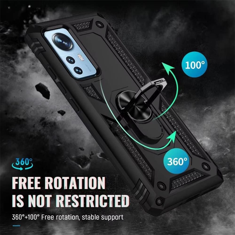 Army Case für Xiaomi 12T / 12T Pro in Schwarz