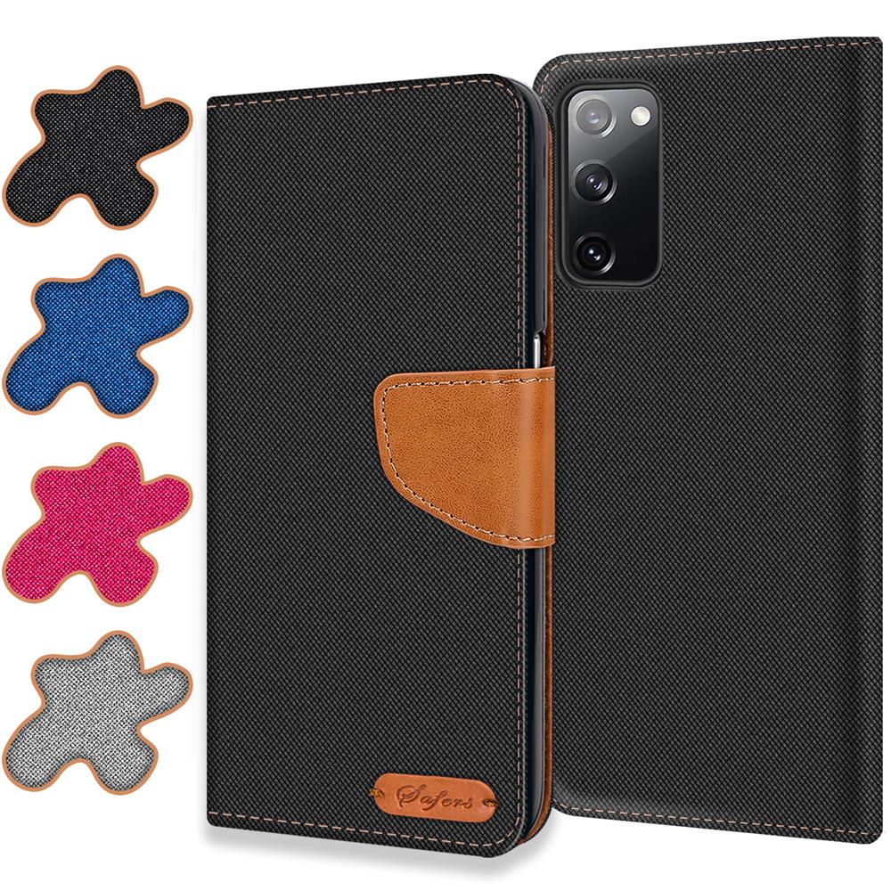 Textil Wallet für Samsung Galaxy S20 FE