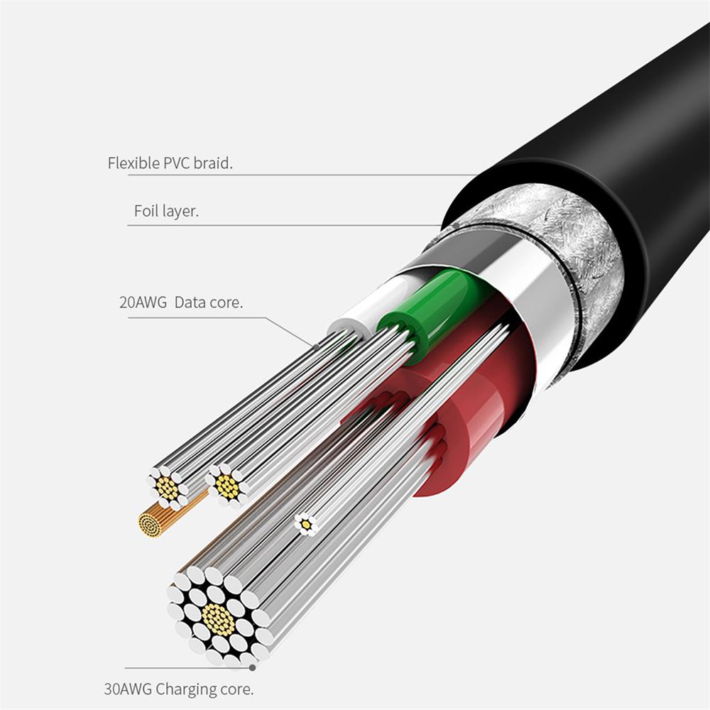Hoco USB Kabel - X20 Type C - 3M in Weiss