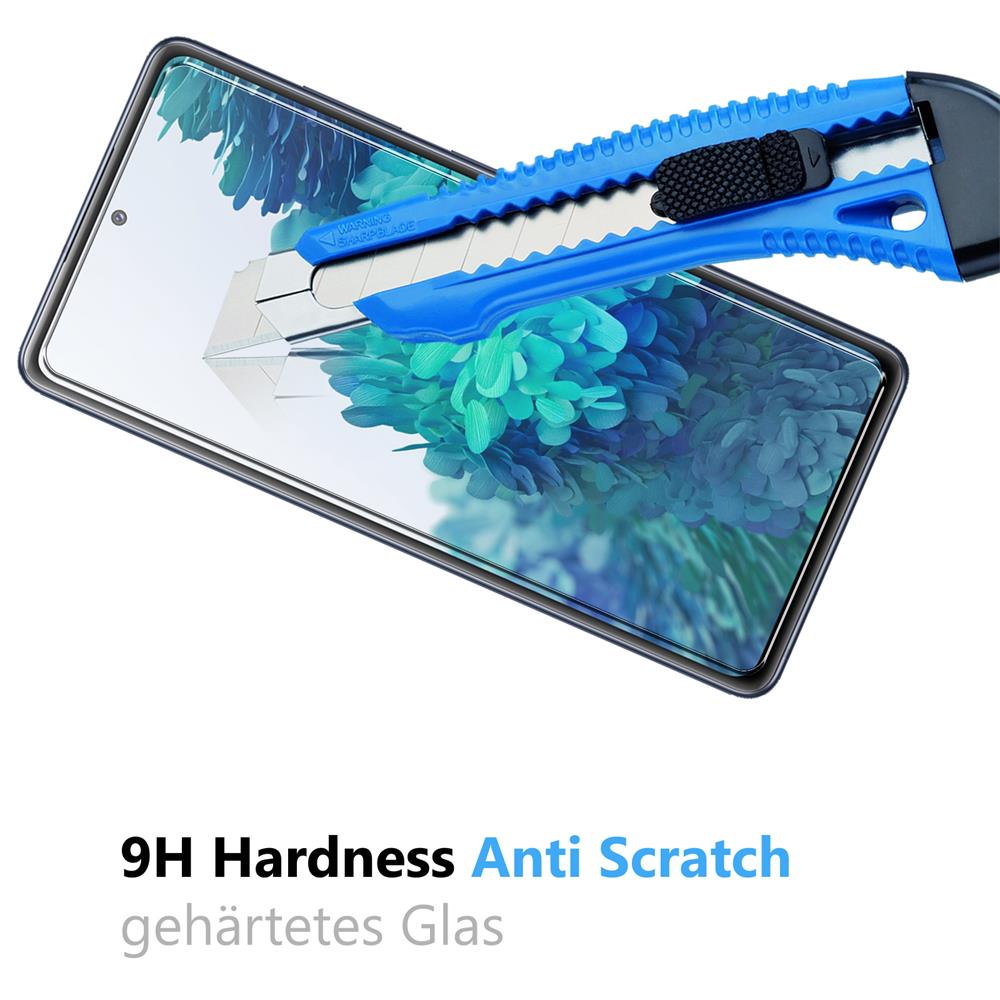 4in1 Glas Set für Samsung Galaxy S20 FE