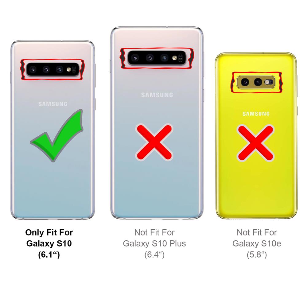 Rugged TPU für Samsung Galaxy S10 in Transparent