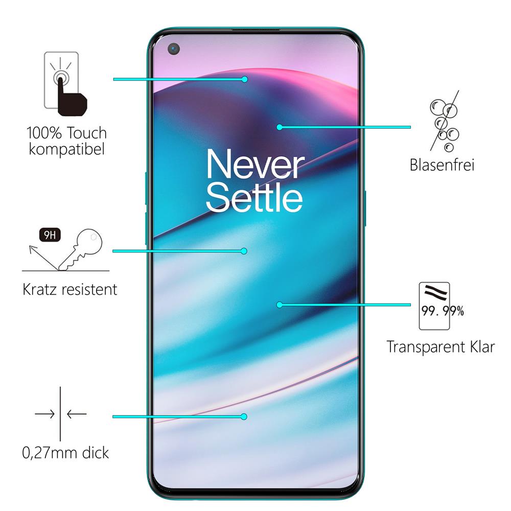 Glas 2in1 für OnePlus Nord CE 5G