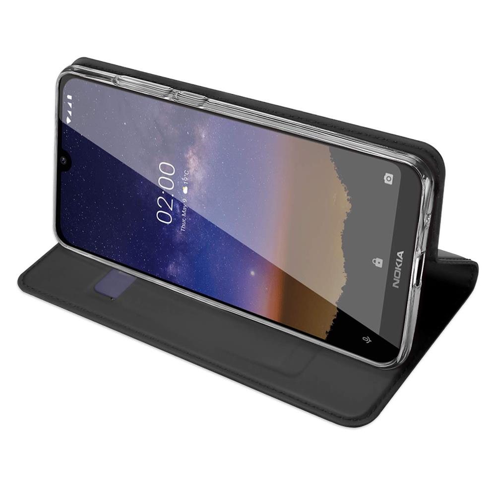 Electroplated Flip für Nokia 2.2 in Schwarz