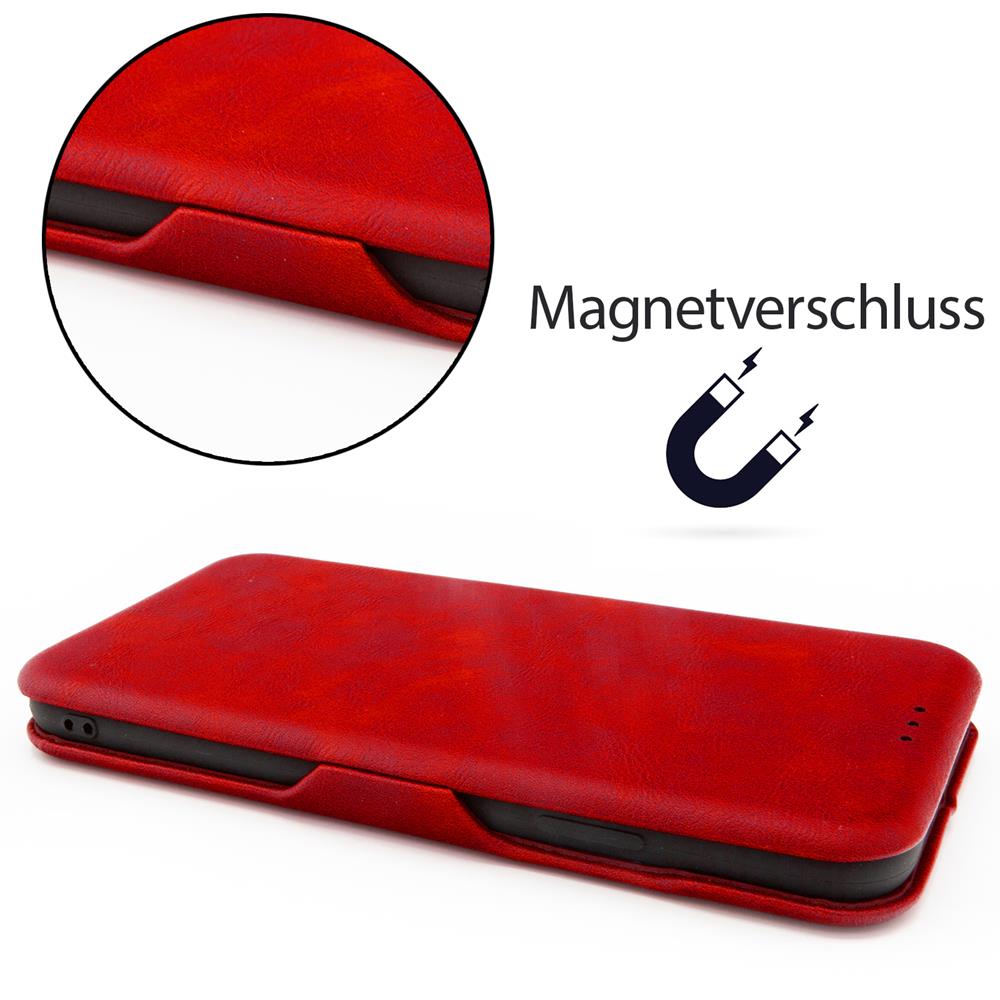 Shell Flip für Samsung Galaxy S25 Edge in Rot
