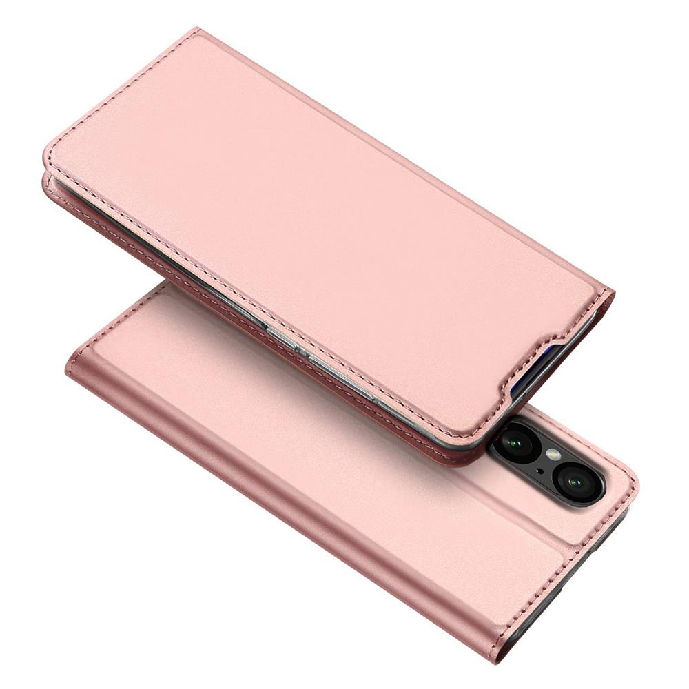 Electroplated Flip für Sony Xperia 5 V in Rosegold