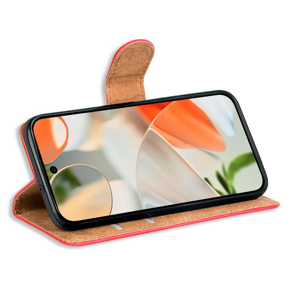 Basic Wallet für Google Pixel 9 in Rot