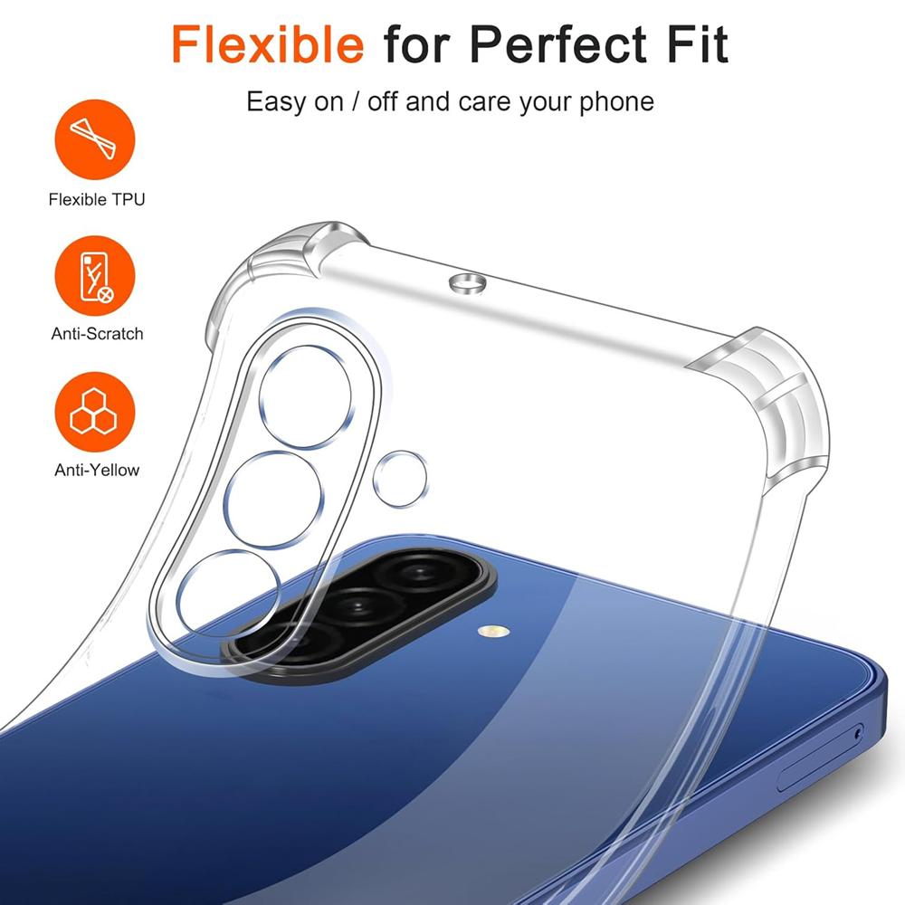 Rugged TPU für Samsung Galaxy A17 5G in Transparent