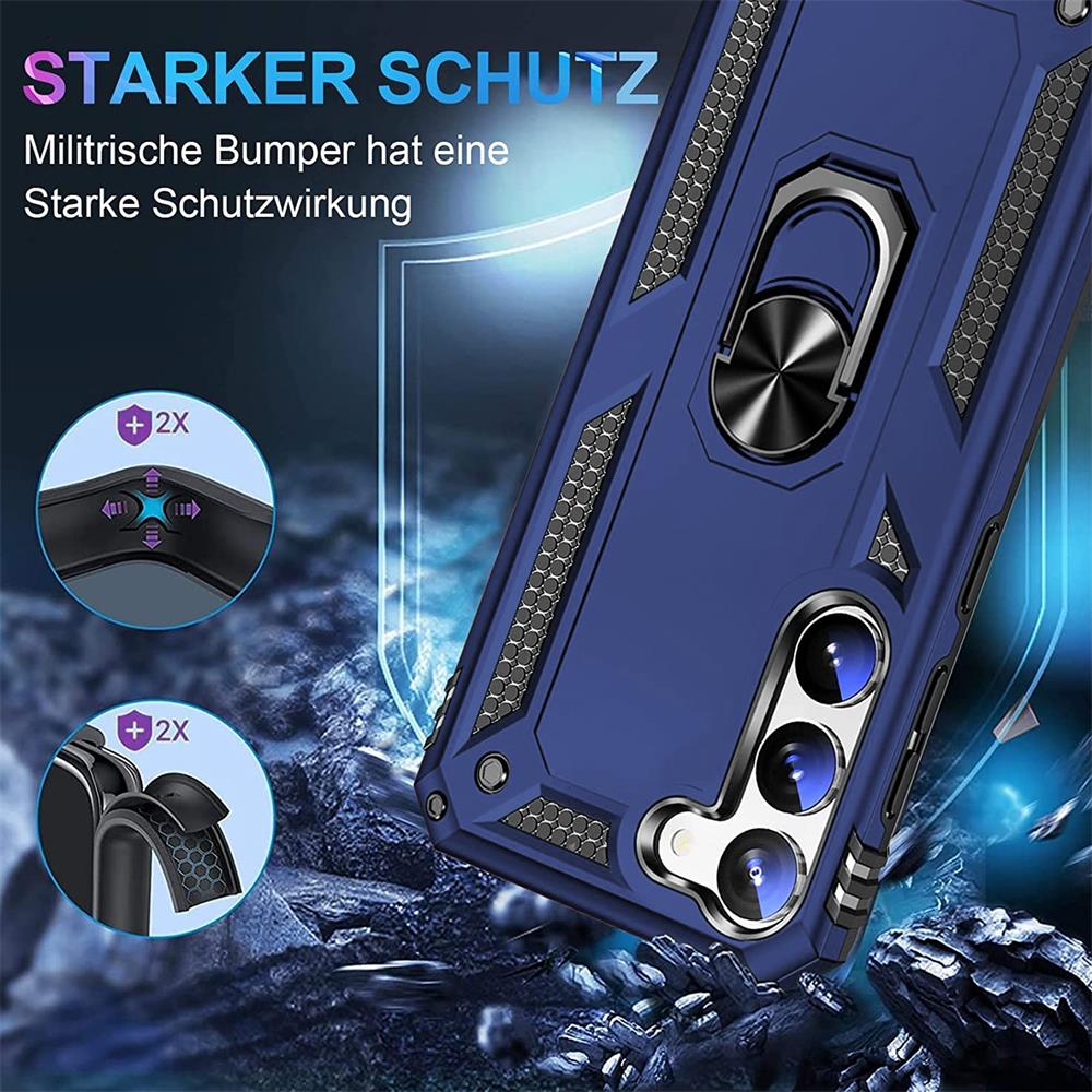 Army Case für Samsung Galaxy S23 Plus in Blau