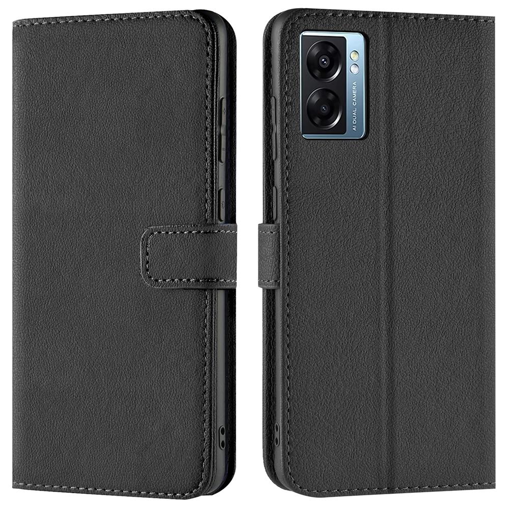 Basic Wallet für OPPO A77 5G in Schwarz