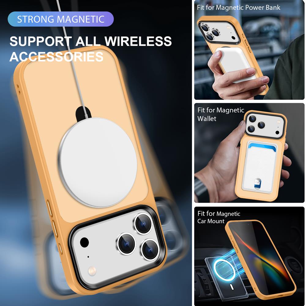 Skin MagSafe für Apple iPhone 17 Pro in Orange