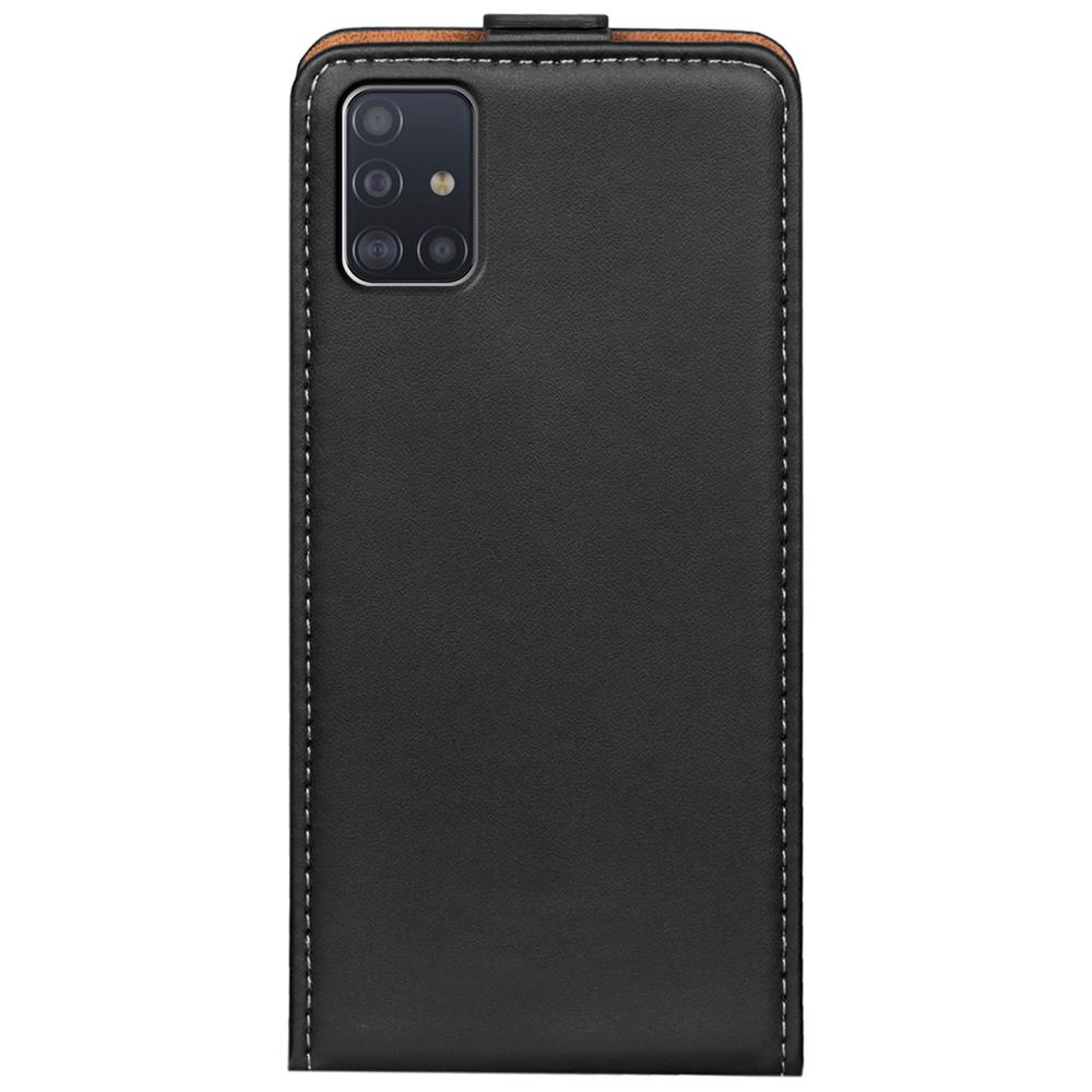 Basic Flip für Samsung Galaxy A71 in Schwarz