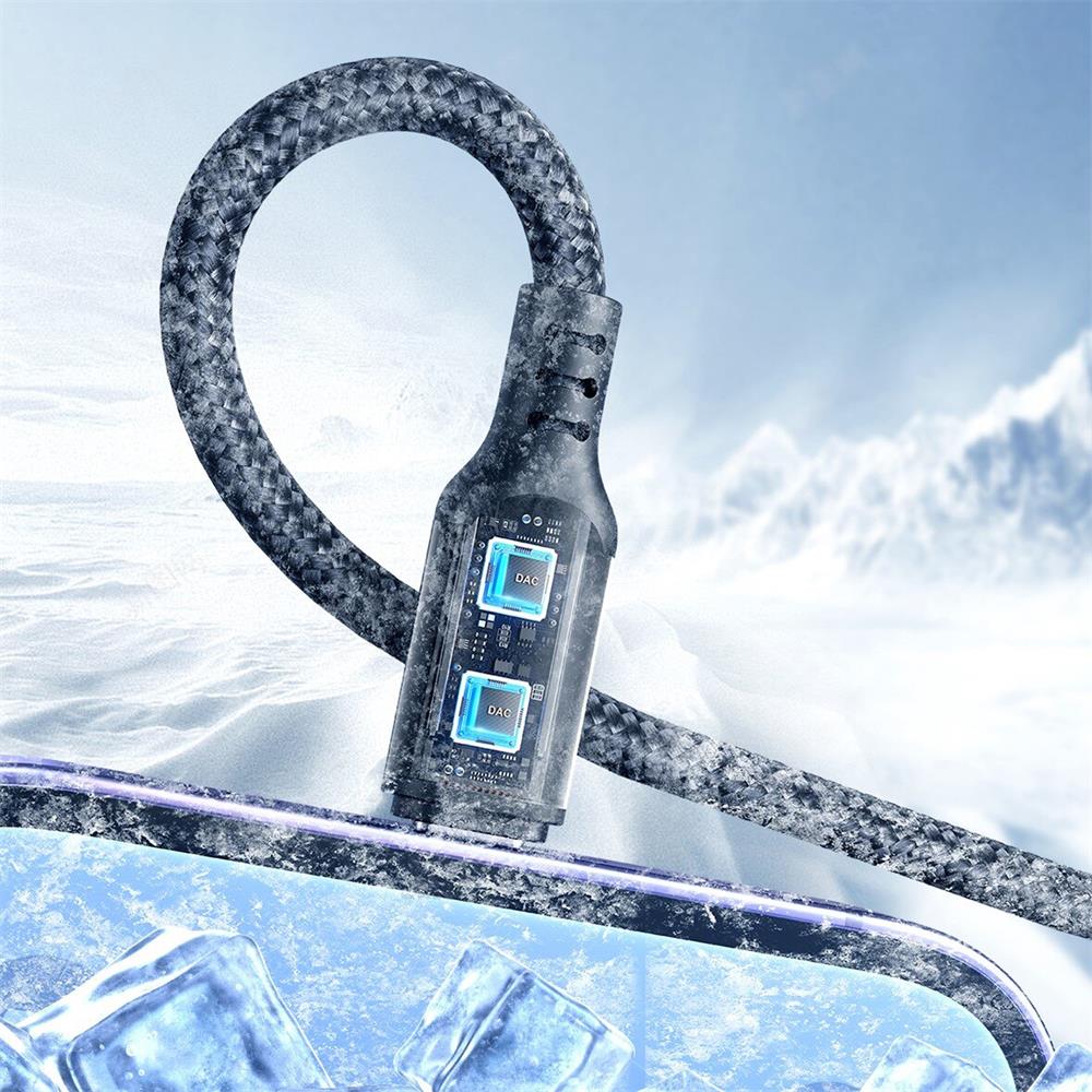 Joyroom USB Kabel - 3in1 - USB - 30CM in Schwarz