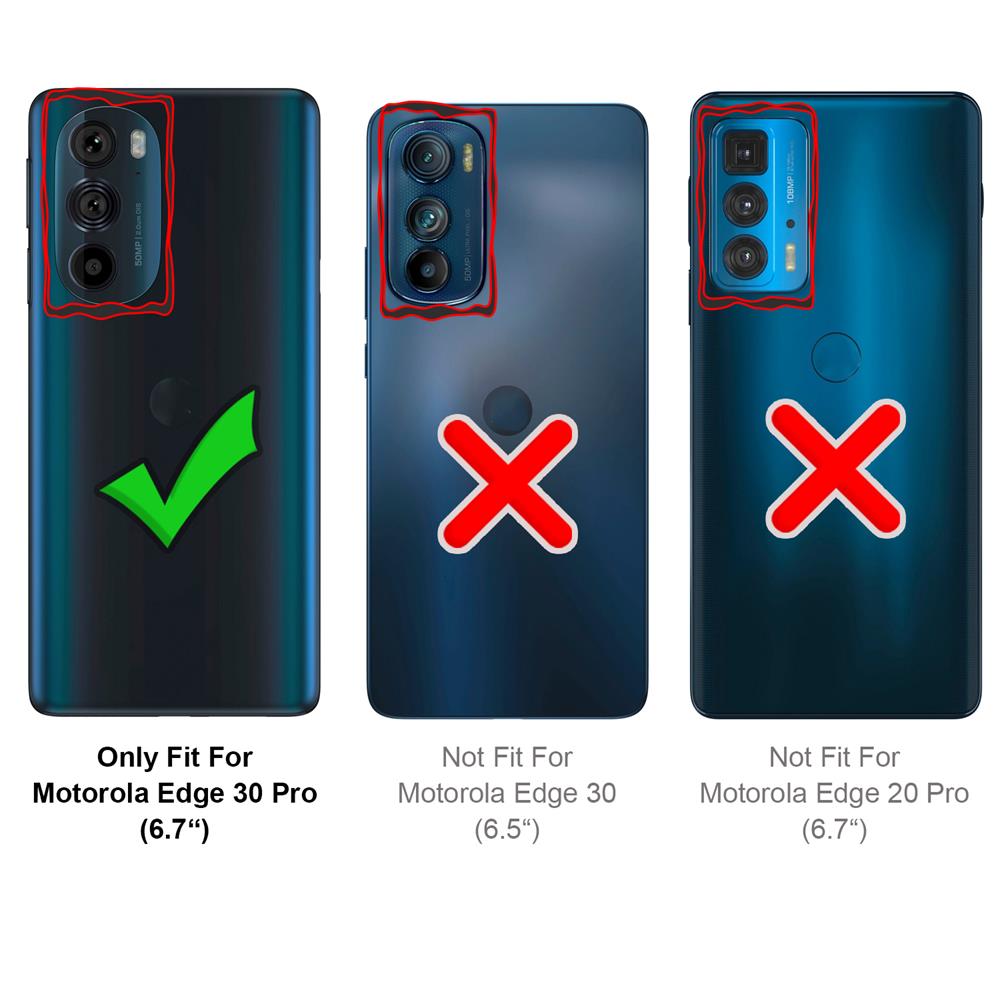 Classic TPU für Motorola Edge 30 Pro in Schwarz