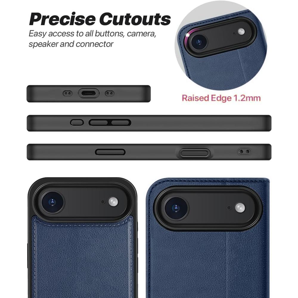 Magnetic Wallet für Apple iPhone Air in Blau