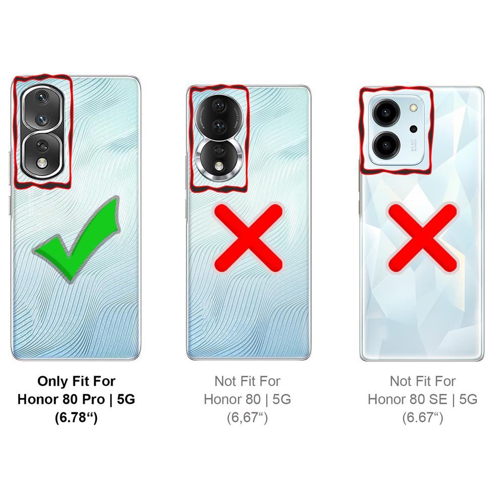 Classic TPU für Honor 80 Pro in Schwarz