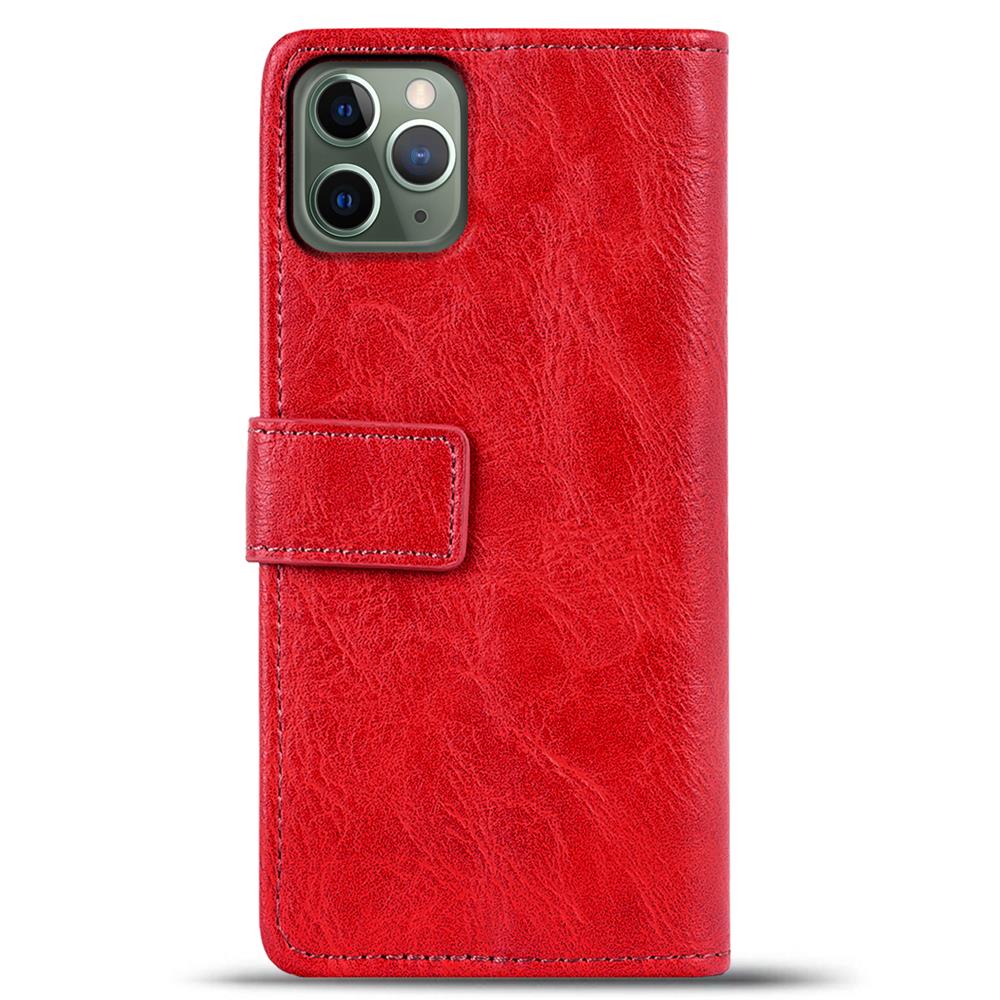 Retro Wallet für Apple iPhone 11 Pro Max in Rot