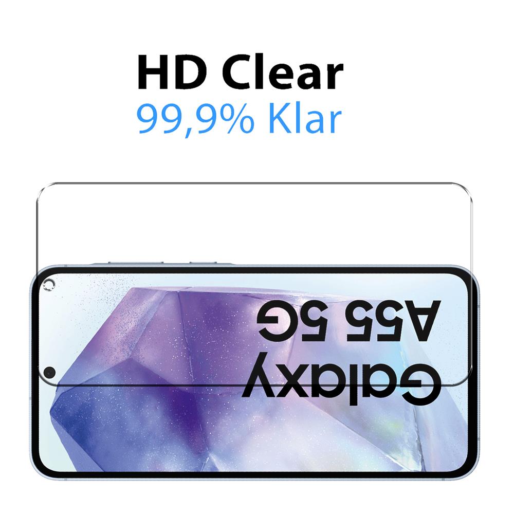 Glas 2in1 für Samsung Galaxy A55 5G