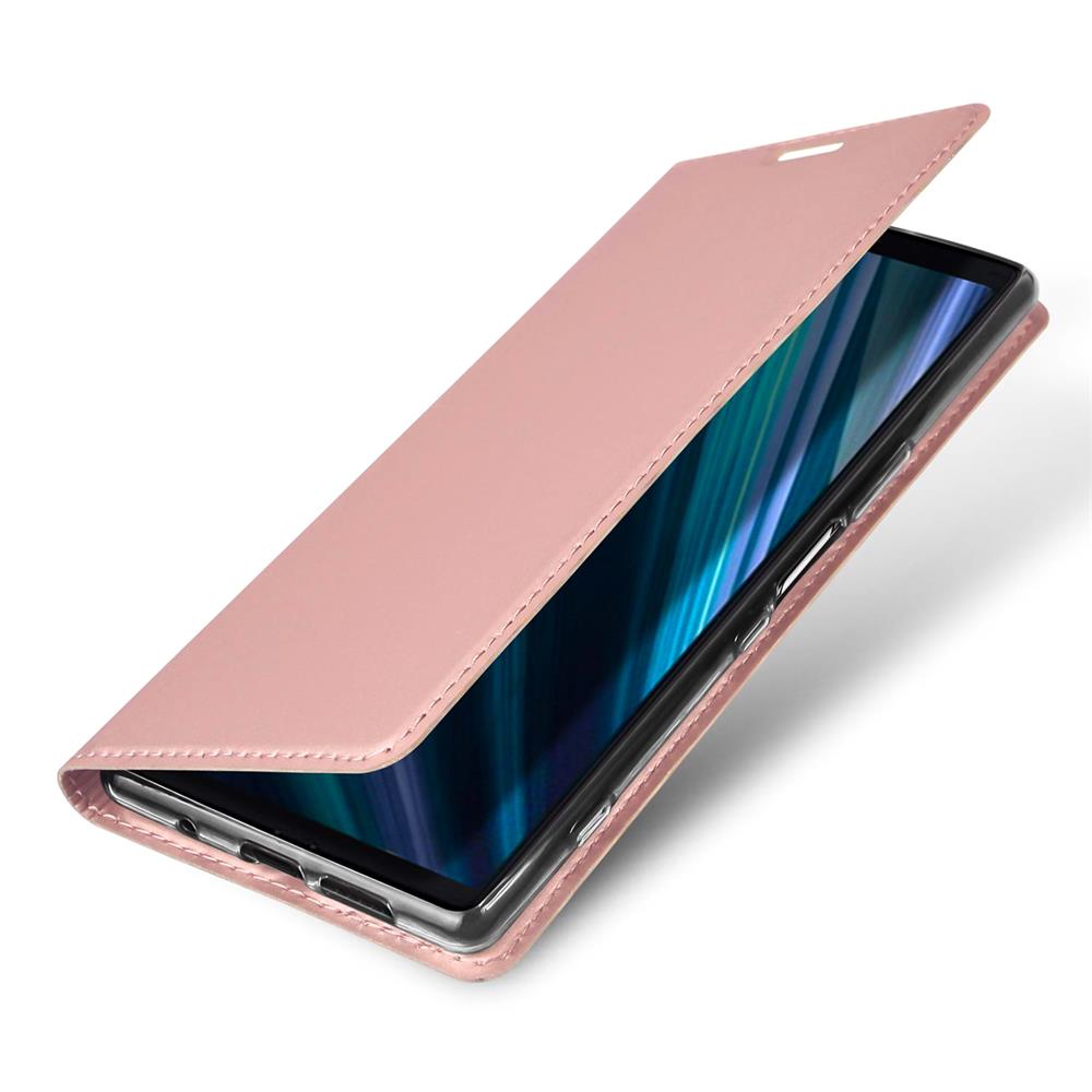 Electroplated Flip für Sony Xperia 1 in Rosegold