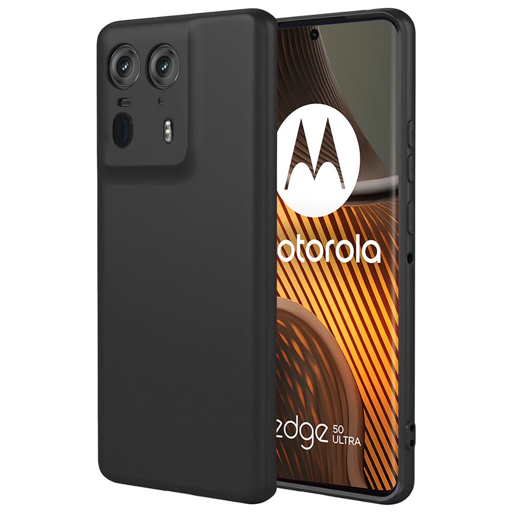 Classic TPU für Motorola Edge 50 Ultra in Schwarz