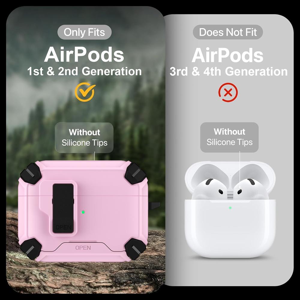 AirPods Defender für AirPods 1 / 2 in Pink