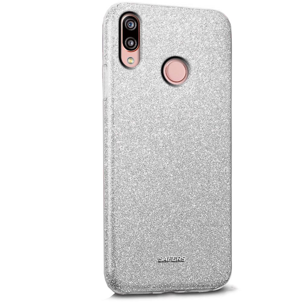 Shiny TPU für Huawei P20 Lite in Silber
