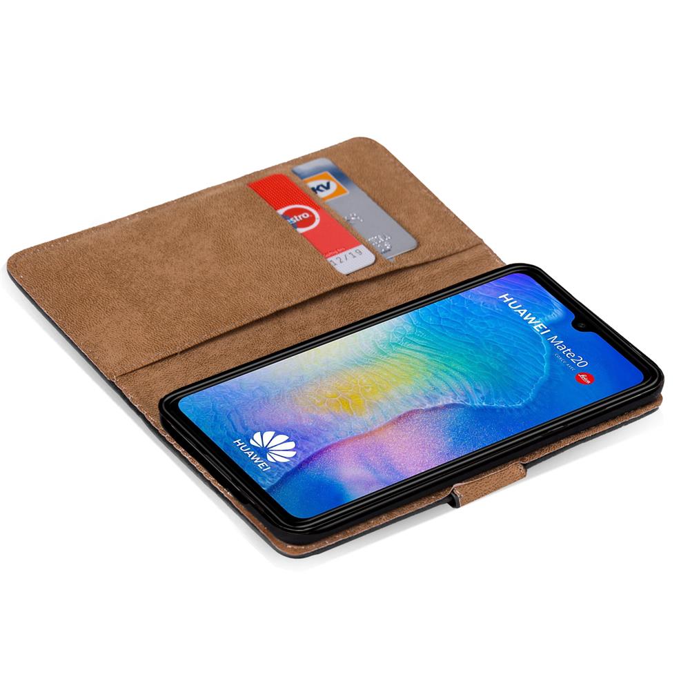Basic Wallet für Huawei Mate 20 in Schwarz