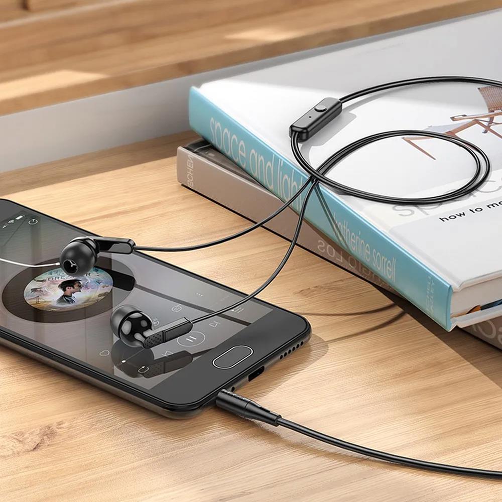 Hoco Ohrhörer M121 Universal in Schwarz