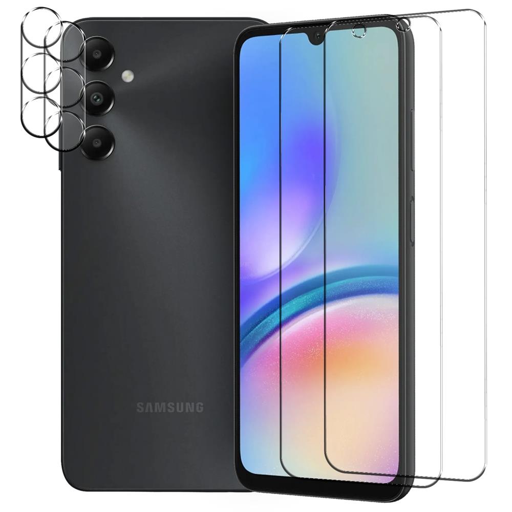 4in1 Glas Set für Samsung Galaxy A05s