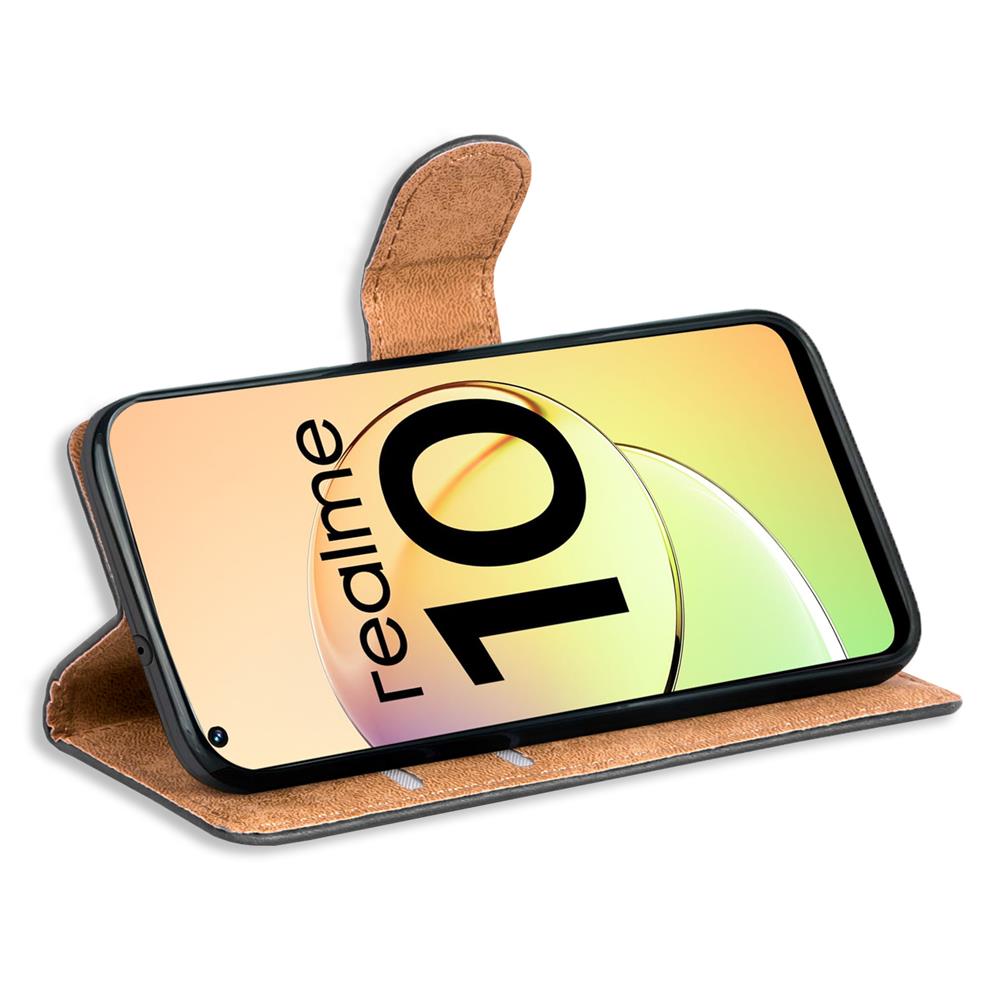 Basic Wallet für Realme 10 4G in Schwarz