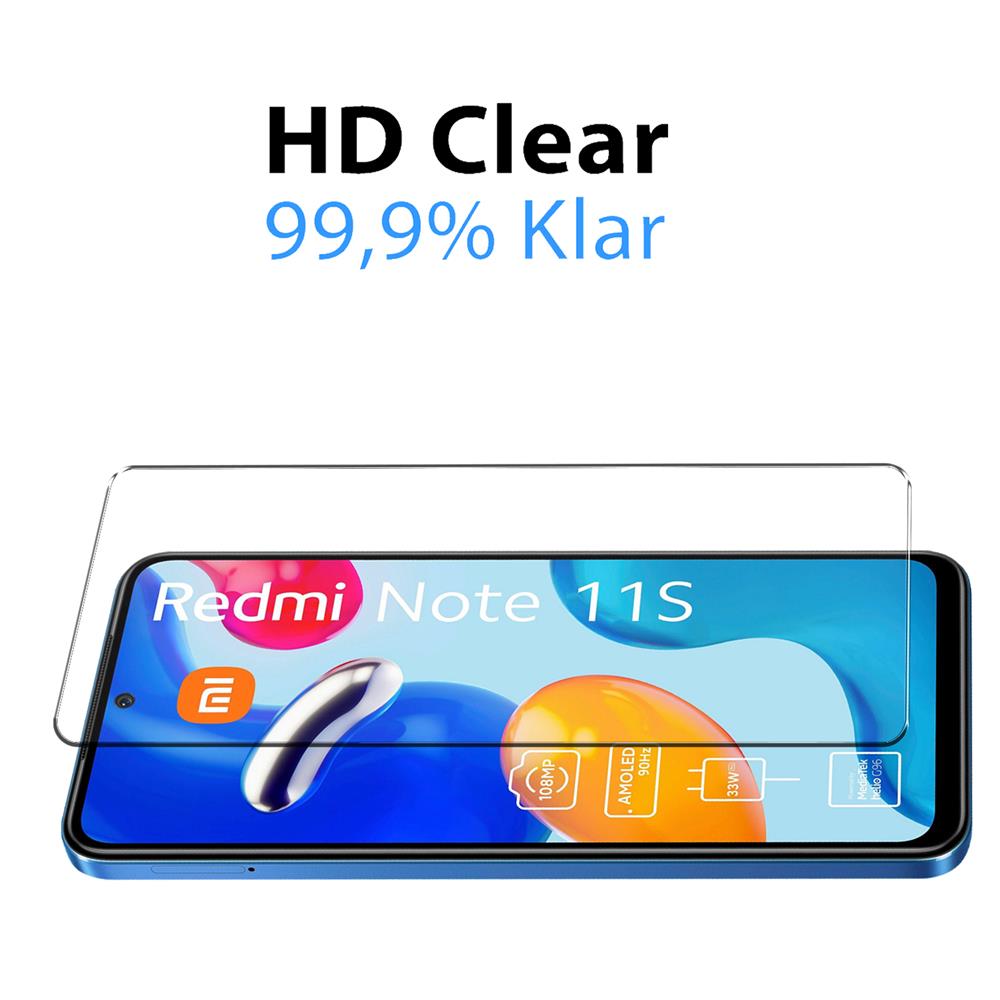 4in1 Glas Set für Xiaomi Redmi Note 11S