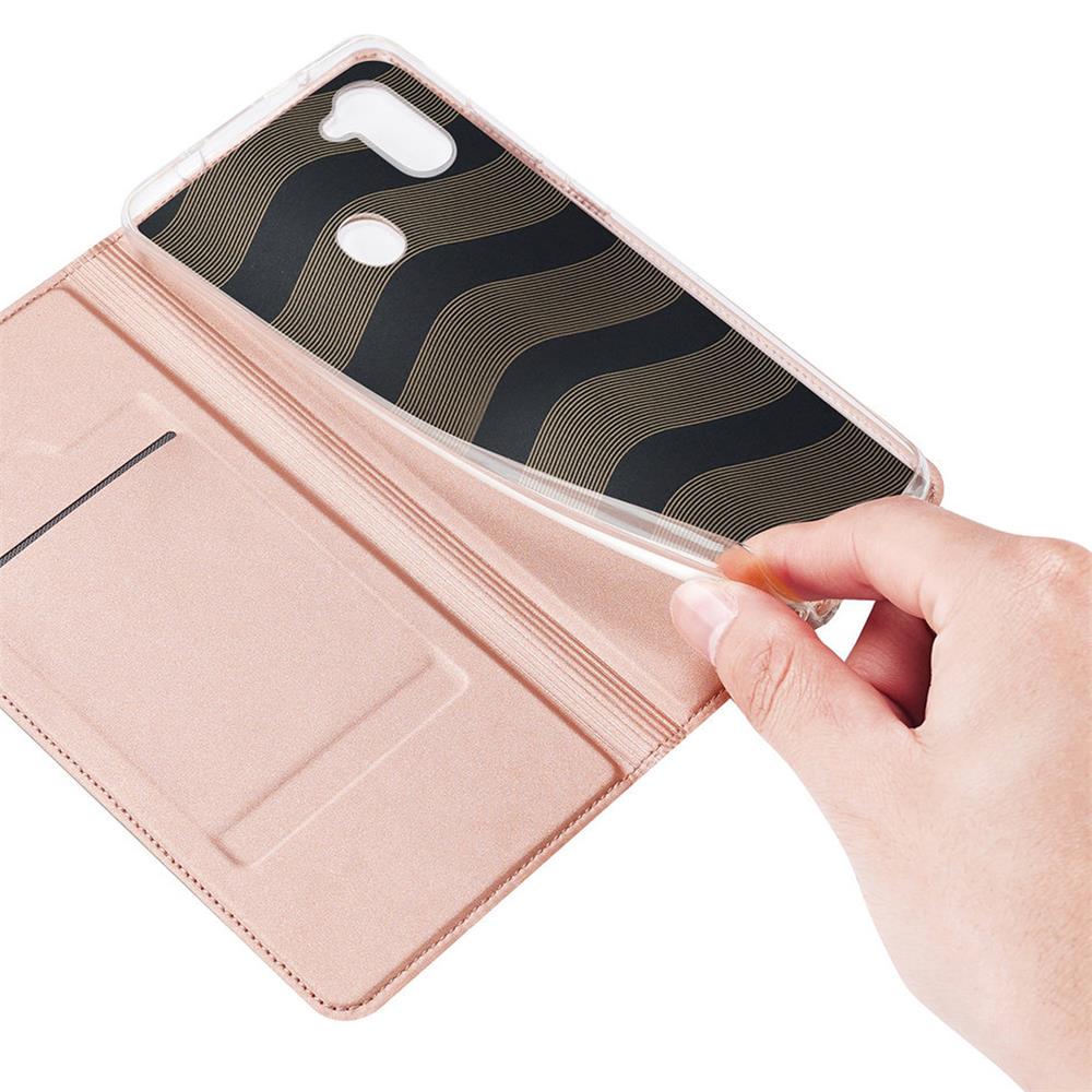 Electroplated Flip für Samsung Galaxy M11 in Rosegold