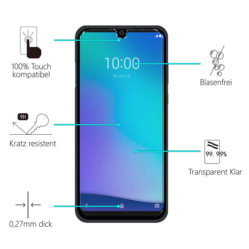 Glas 2in1 für ZTE Blade A7 2020
