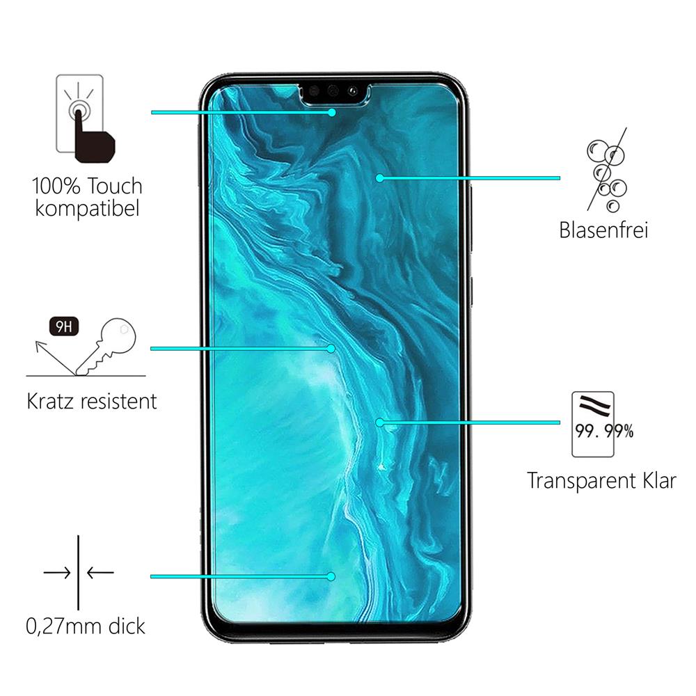 Glas 2in1 für Honor 9X Lite