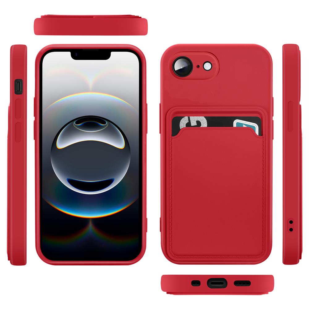 Card Case für Apple iPhone 17e in Rot