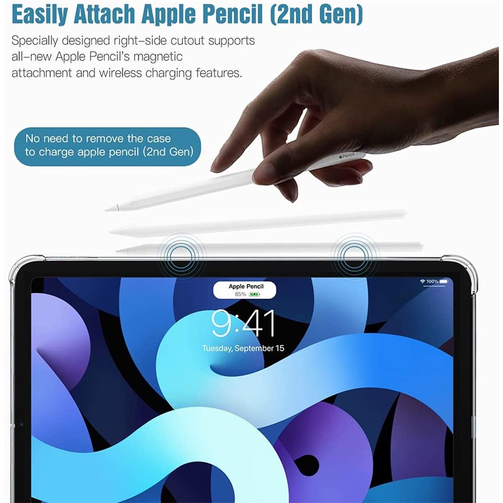 Rugged TPU Tab für Apple iPad Air 4 10.9 (2020) in Transparent