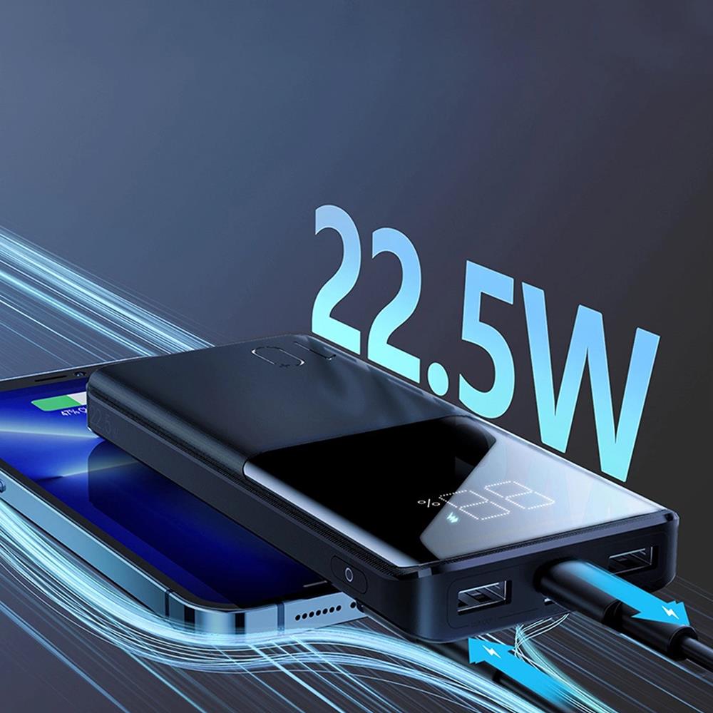 Power Bank - Joyroom - JR-QP191 - 10000 mAh in Schwarz