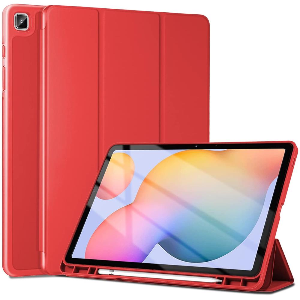 Smart Cover für Samsung Galaxy Tab S10 FE Plus in Rot