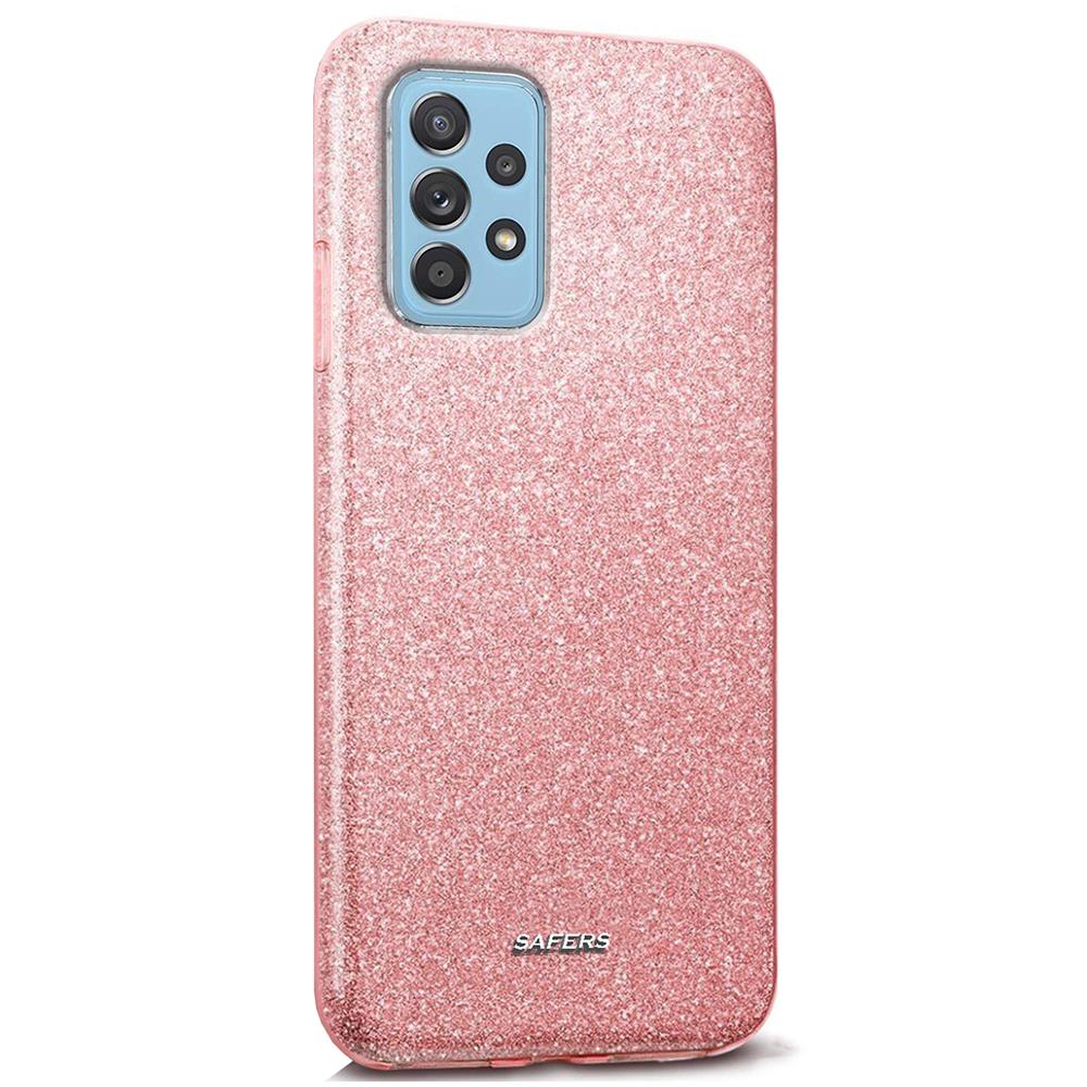 Shiny TPU für Samsung Galaxy A72 in Rosegold
