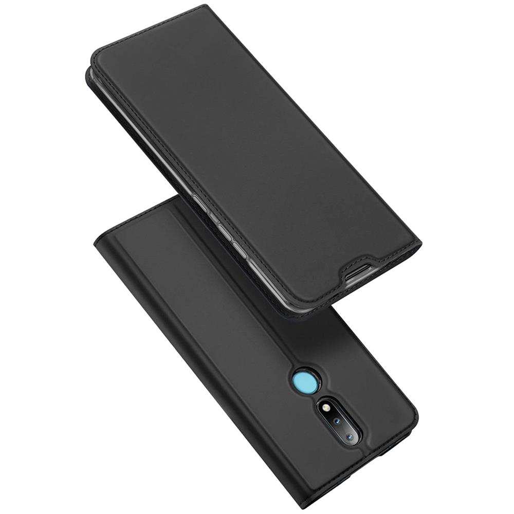 Electroplated Flip für Nokia 2.4 in Schwarz