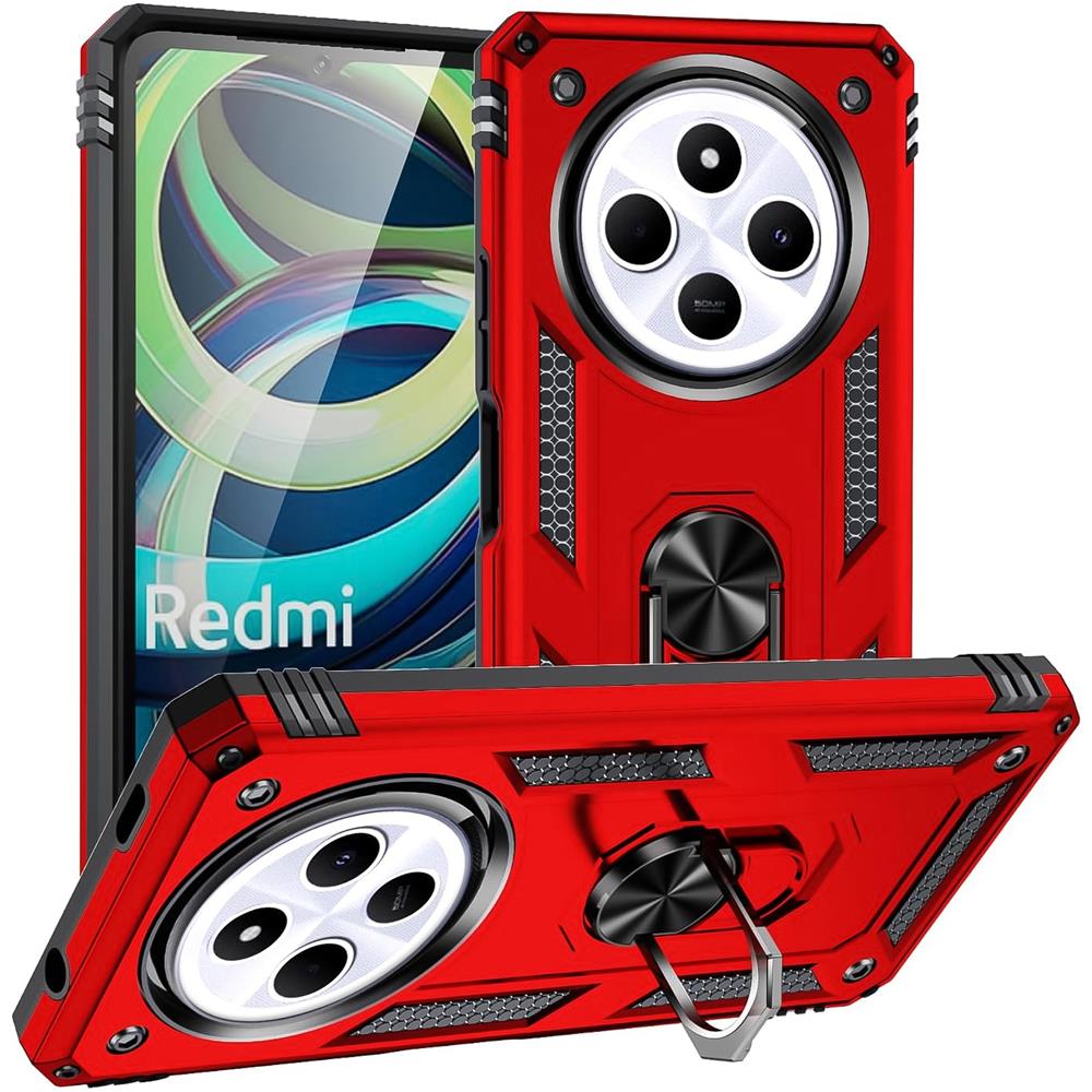 Army Case für Xiaomi Redmi 14C / Poco C75 in Rot