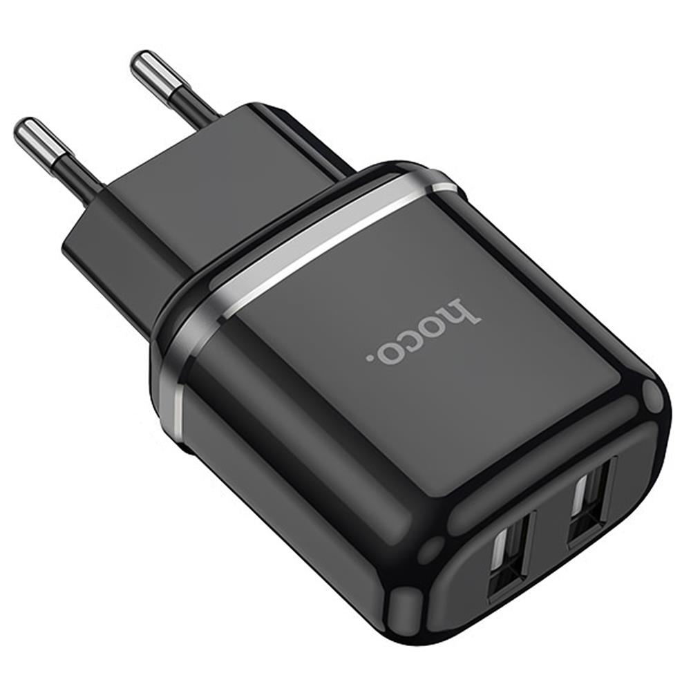 Netz-Ladegerät Hoco - N4 SOLO in Schwarz