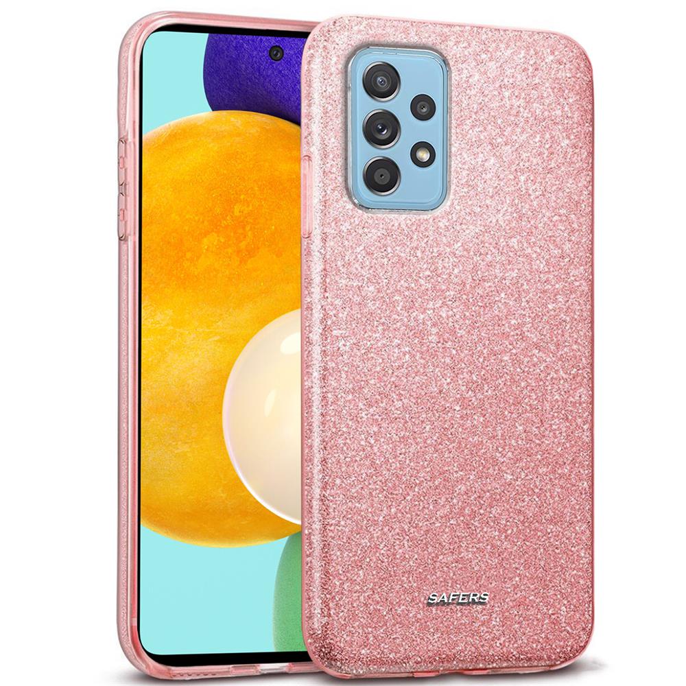 Shiny TPU für Samsung Galaxy A72 in Rosegold