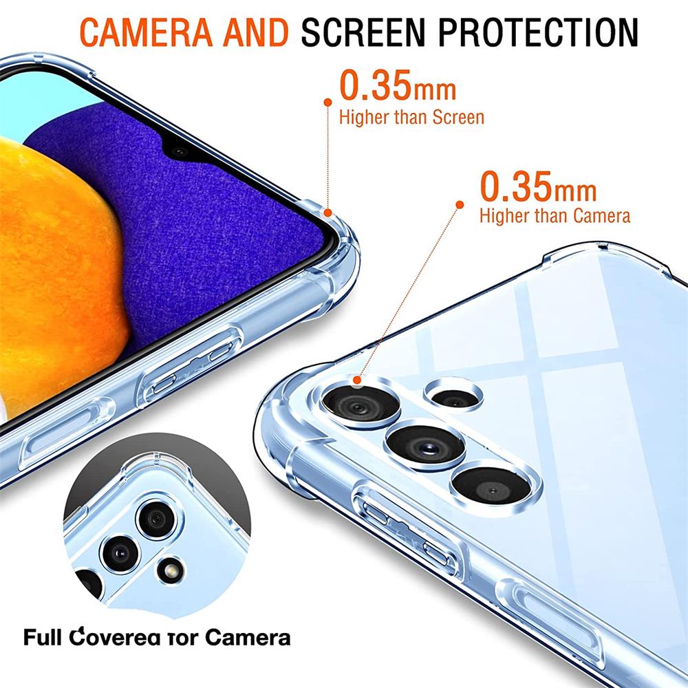 Rugged TPU für Samsung Galaxy A13 5G / A04s in Transparent