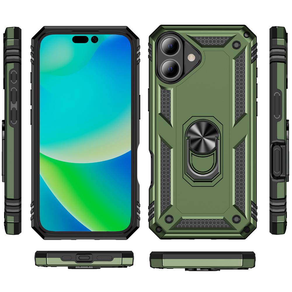 Army Case für Apple iPhone 16 in Grün