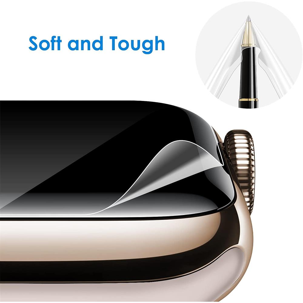 Clear Schutzfolie für Apple Watch 4 / 5 / 6 - 44mm im 2er Pack